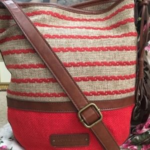 Lucky Brand jute bucket